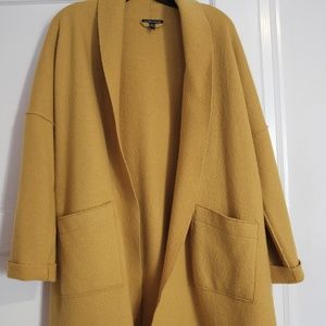 Cozy style 100% wool coat